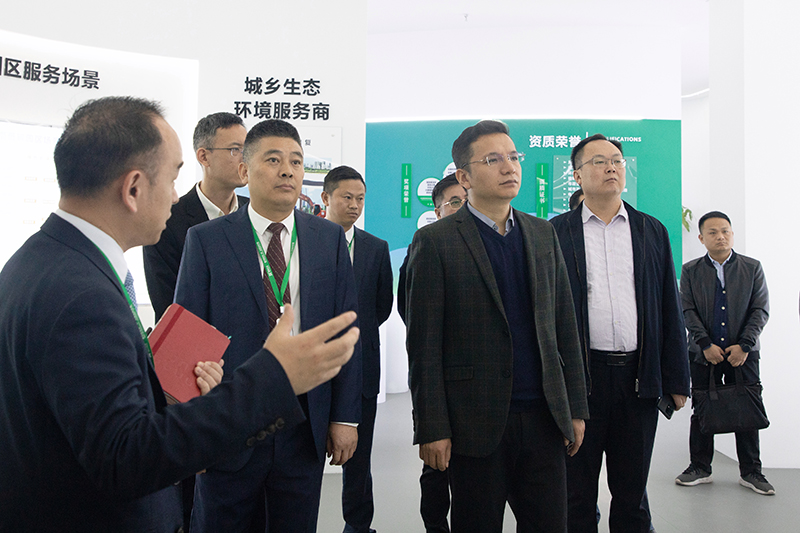 合肥市長豐縣政府領(lǐng)導一行到格林生態(tài)調(diào)研指導工作